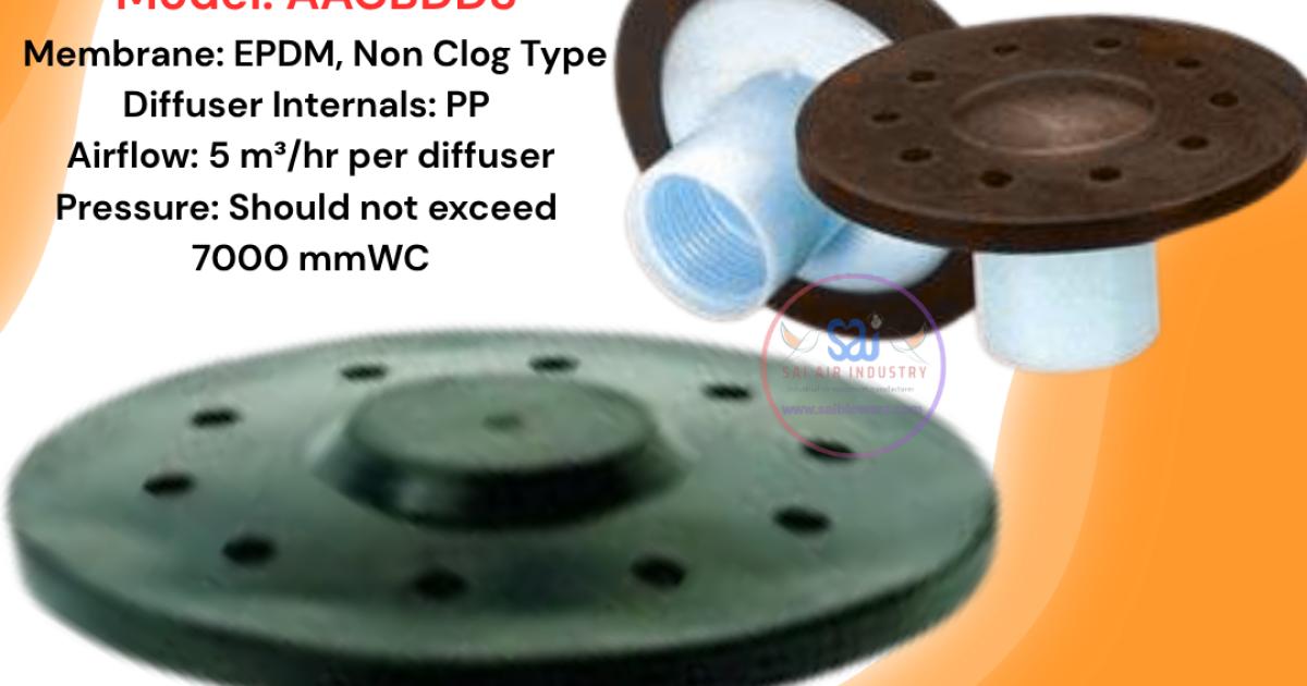 80 mm Coarse Bubble Disc Diffuser – SAI INDUSTRIAL AIR BLOWERS & WATER ...